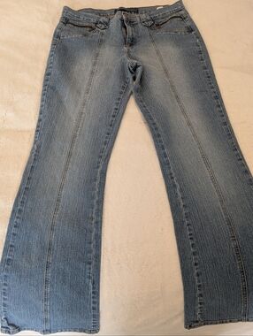 Jeanstar Worn To Protection - Size 12 Bootcut Medium Wash Stretch Denim - CB